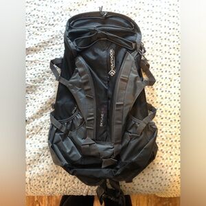 Outdoor Black and Gray Hiking Backpack for Men